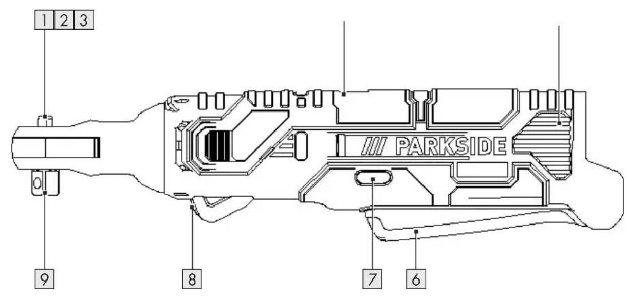 PARKSIDE PAR 12 B1 - V AKU RAČŇOVÝ UŤAHOVÁK - 1