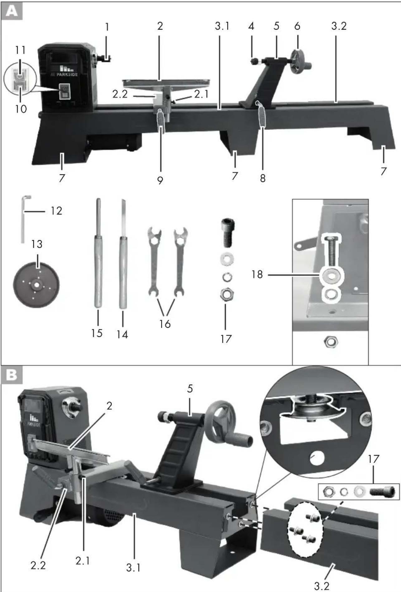 PARKSIDE PDB 100 B1 - 1