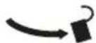 PARKSIDE PEKS 1600 D4 - Graphical symbol on mounting screw of sprocket cover - 1