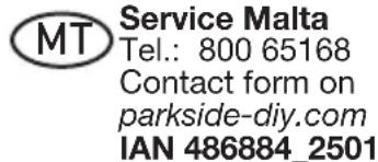 PARKSIDE PEKS 1600 D4 - Service Centre - 2