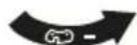 PARKSIDE PEKS 1600 D4 - Symbol on screw for chain quick-tensioning system - 1