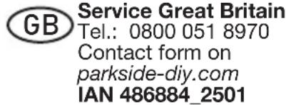PARKSIDE PEKS 1600 D4 - Service Centre - 1