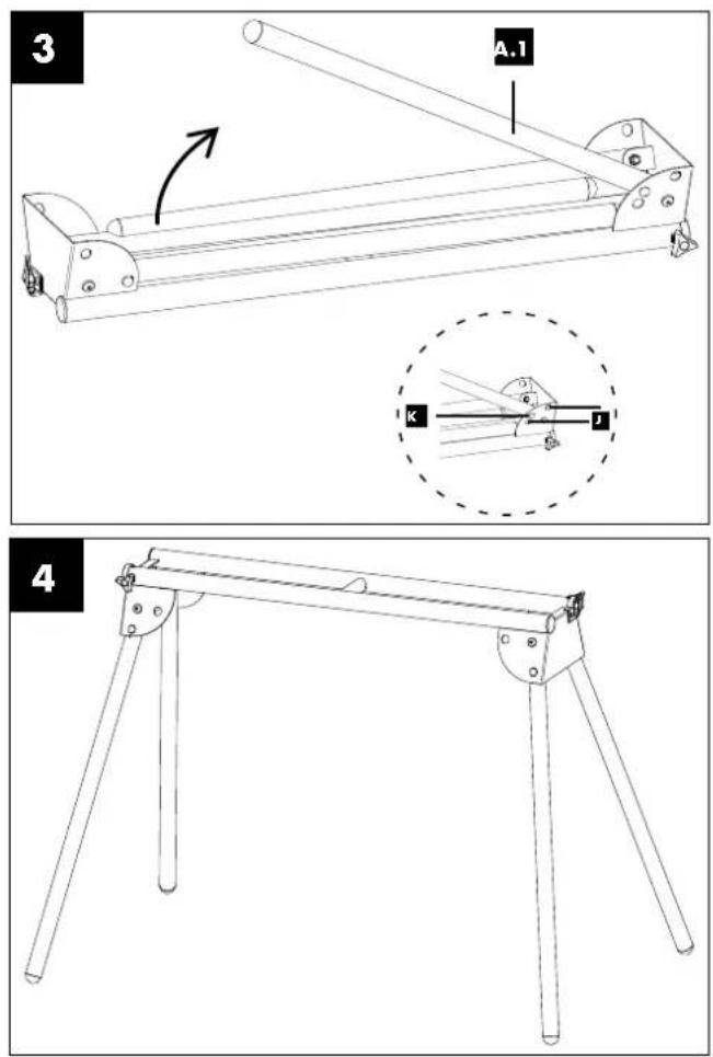 PARKSIDE PUG 1550 A1 - SUPPORT DE MACHINE UNIVERSEL - 2