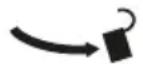 PARKSIDE PPKSA 40-Li B2 - Graphical symbol on mounting screw of sprocket cover - 1