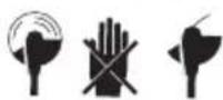 PARKSIDE PRT 300 C3 - Symbols on the trimmer - 4