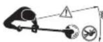PARKSIDE PRT 300 C3 - Symbols on the trimmer - 6