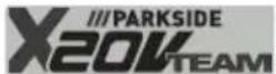 PARKSIDE PTBSA 20-Li A1 - Pictogrammes et symboles Pictogrammes sur l'appareil - 1