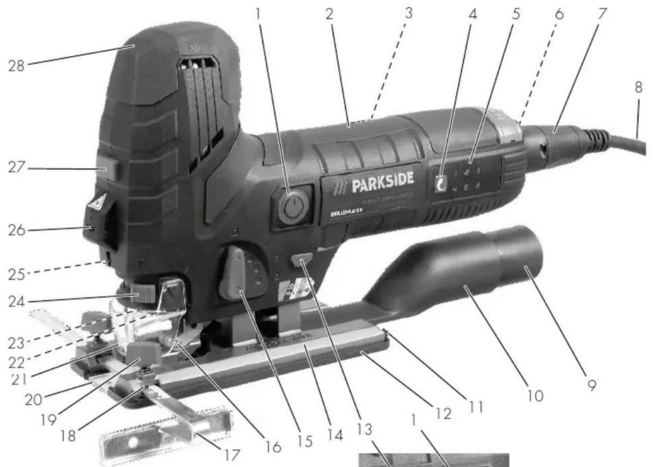 PARKSIDE PPSTK 550 A1 - Jigsaw - 1