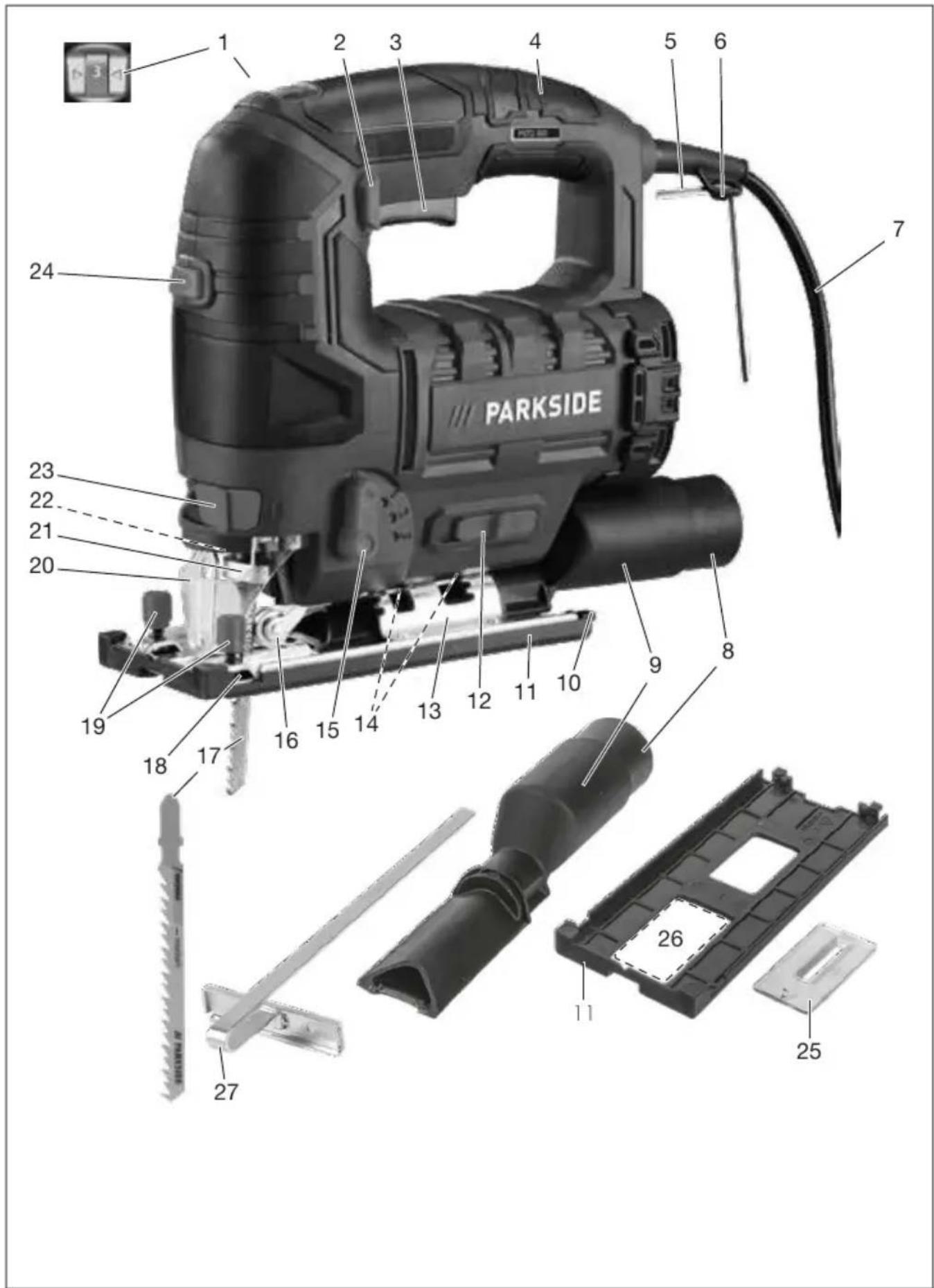 PARKSIDE PSTD 800 F5 - 1