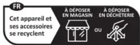 PARKSIDE PSTD 800 F5 - Directive 2012/19/UE sur les déchets d'équipements électriques et électroniques : - 2