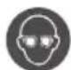 PARKSIDE PWSAP 20-Li F6 - Symbols on the cutting disc supplied - 2