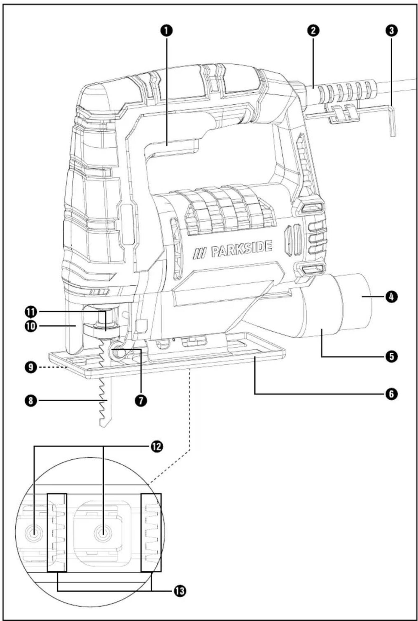 PARKSIDE PSTD 350 A1 - DE / AT / CH - 1