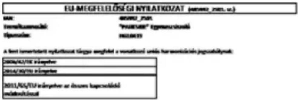 PARKSIDE PGS 500 B2 - EU-megfelelośégi nyilatkozat - 1