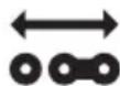 PARKSIDE PKS 1600 C2 - Graphical symbol on and under the sprocket cover: - 4