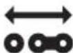 PARKSIDE PKS 1600 C2 - Pictogrammen op en onder de kettingwielafdekking: - 8