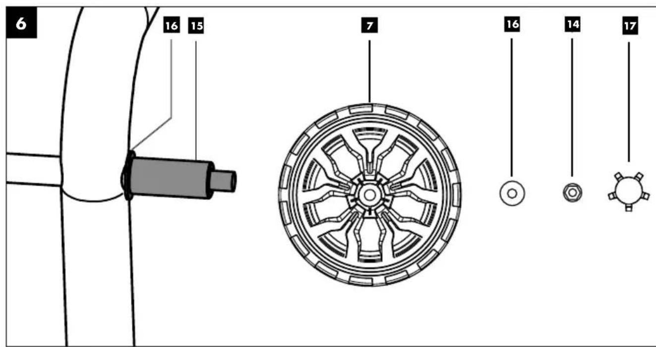 PARKSIDE PWH 2800 C3 - BROYEAR DE VÉGÉTAUX À ROTOR - 5