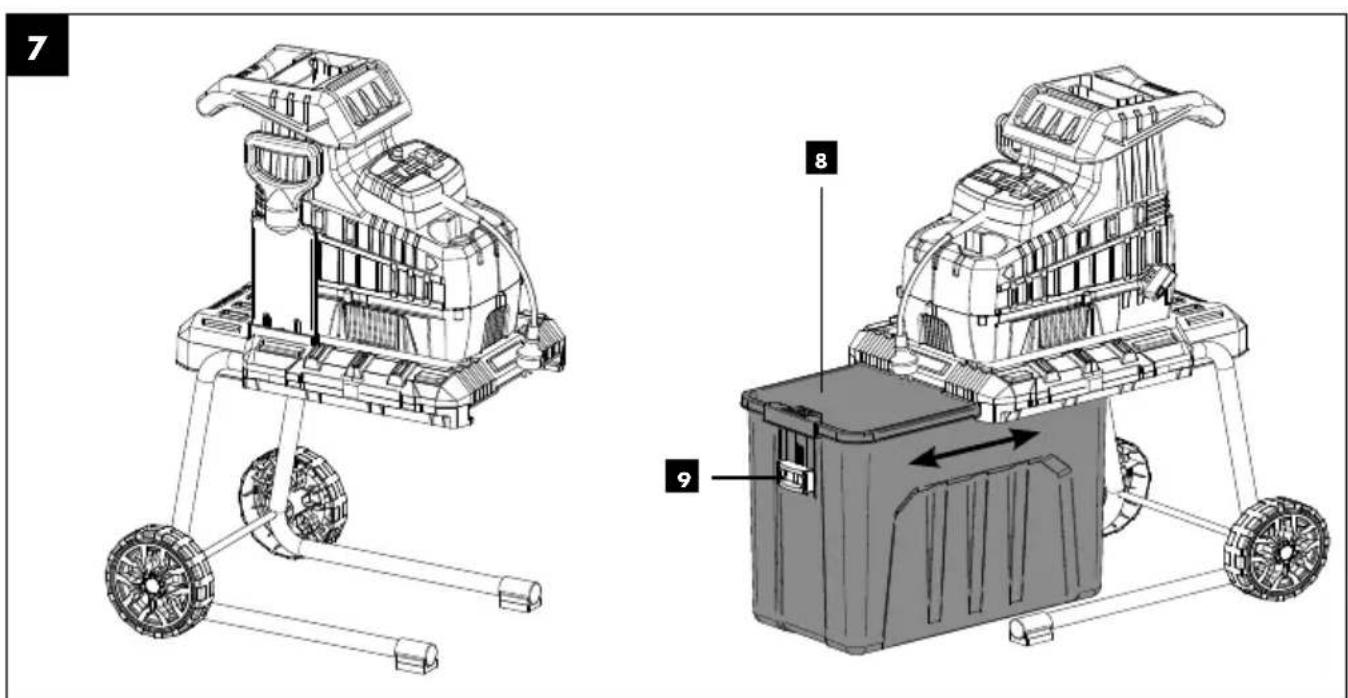 PARKSIDE PWH 2800 C3 - BROYEAR DE VÉGÉTAUX À ROTOR - 6