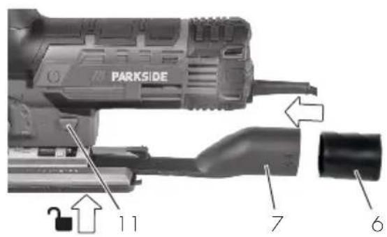 PARKSIDE PSTK 800 G5 - Choisir la vitesse - 1