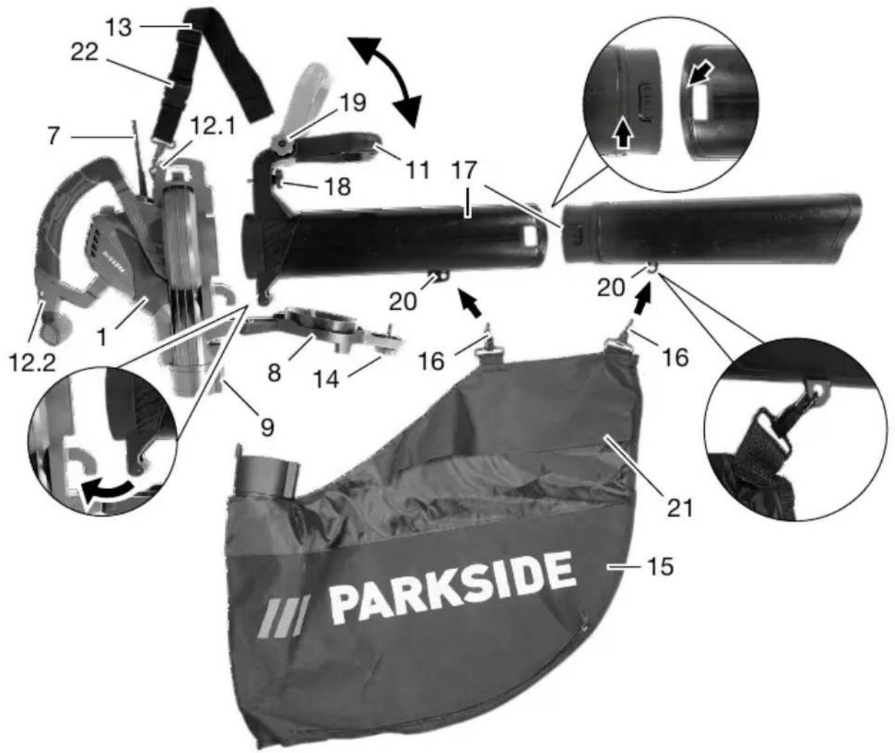PARKSIDE PELSB 3000 A1 - Oversættelse af den originale EU-overensstemmelseserklæringen - 3