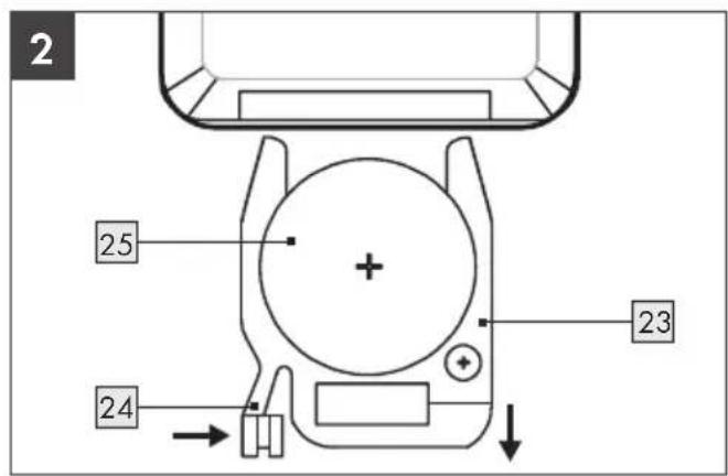 TRONIC TRHV 2000 A1 - Mando a distancia: Inserte/sustituya la pila - 2