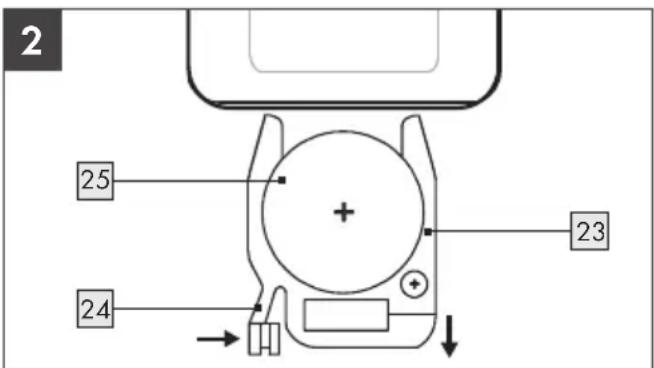 TRONIC TRHV 2000 A1 - Batterij plaatsen of verwisselen - 2