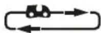 PARKSIDE PBBPS 25 A2 - Pictogram onder de kettingwielafdekking - 1