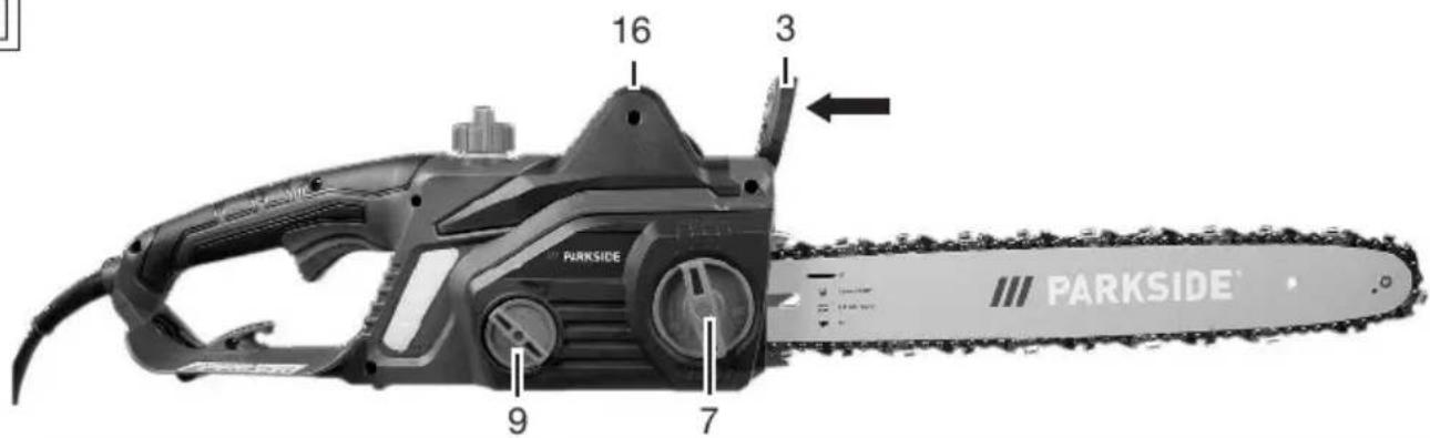 PARKSIDE PEKS 2200 A1 - Electric Chainsaw - 3