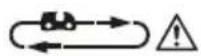 PARKSIDE PEKS 2200 A1 - Graphical symbol beneath sprocket cover - 1