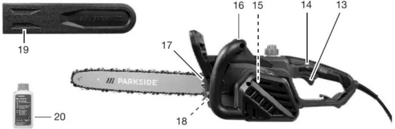 PARKSIDE PEKS 2200 A1 - Electric Chainsaw - 2
