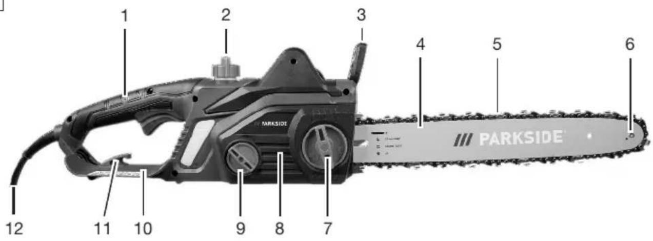 PARKSIDE PEKS 2200 A1 - Electric Chainsaw - 1