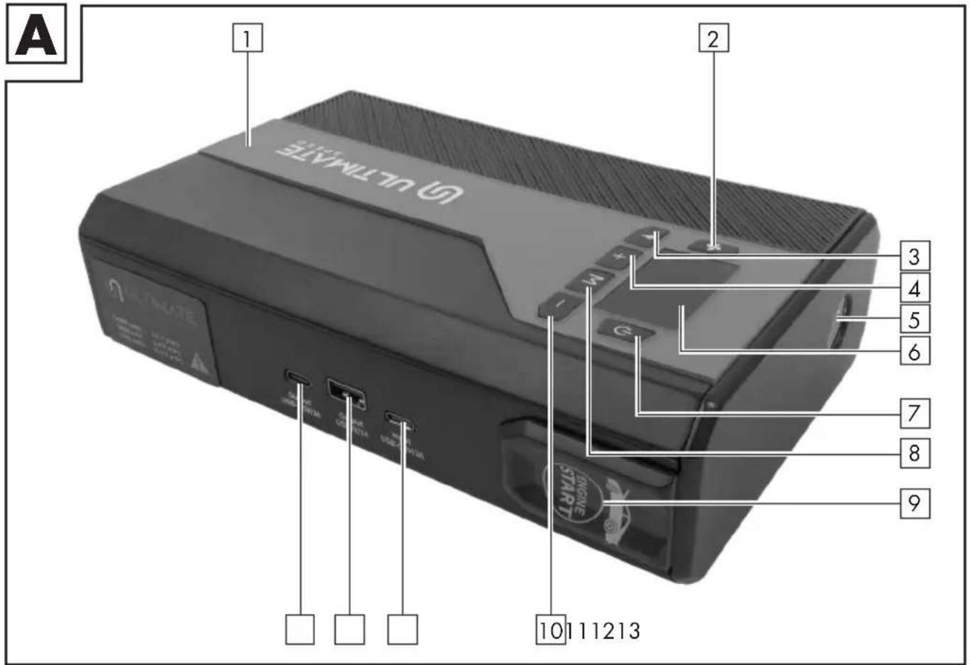 ULTIMATE SPEED UPK 10 H5 - POWERBANK MIT KOMPRESSOR - 1