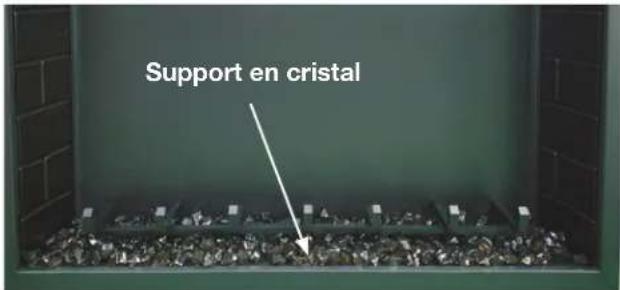 Support en cristal