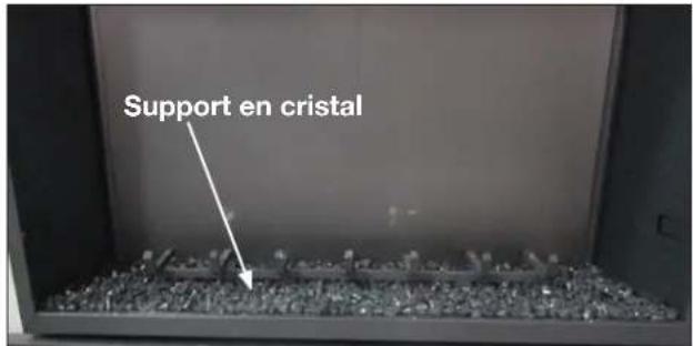 Support en cristal