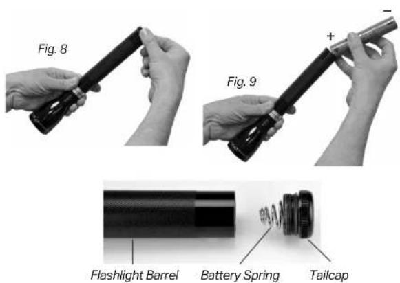 Maglite ML150LRX - Battery Installation - 1