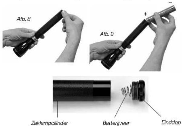 Maglite ML150LRX - Installatie van de batterij - 1