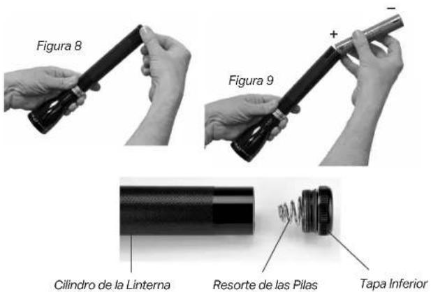 Maglite ML150LRX - Instalación de la Pila - 1