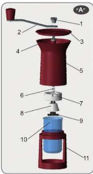 BIALETTI Macinacaffè - Beschreibung des Produkts - 1