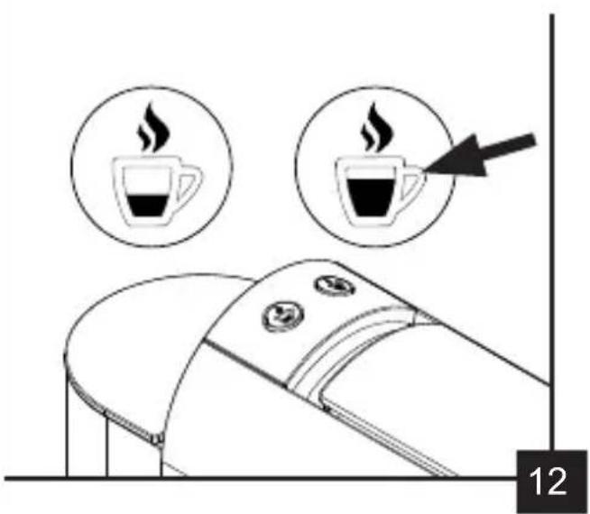BIALETTI Gioia - SETTING THE LONG COFFEE DISPENSING QUANTITY - 2