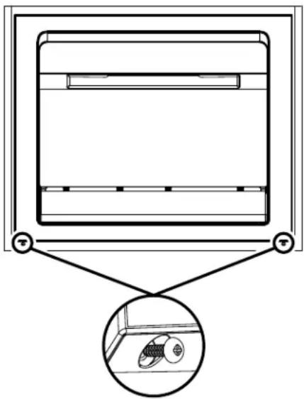 GE Profile PCDBI01KIT - A8 POSITION FRAME ONTO THE CABINET FRONT - 1