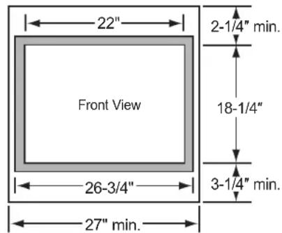 GE Profile PCDBI01KIT - WARNING - 2