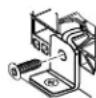 GE Profile PCDBI01KIT - B5 INSTALLBRACKETS - 3