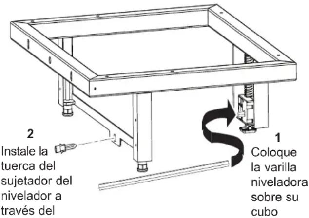 GE Profile PCDUS01KITFS - ③ INSTALE EL NIVELADOR - 1