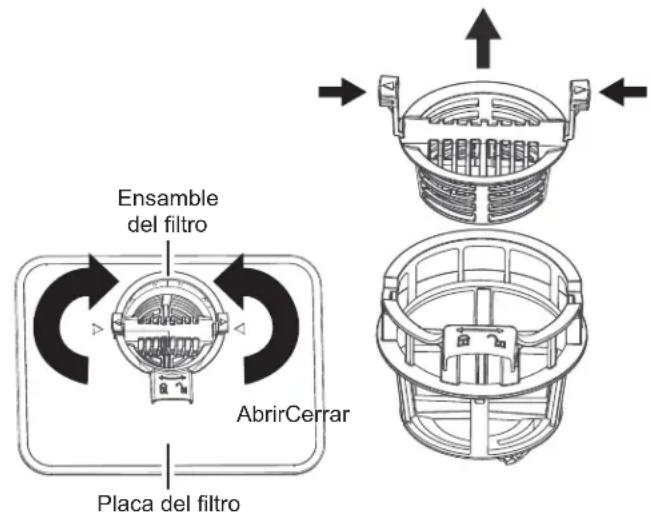 GE Profile PZF560HGWBB - Ensemble del filtro - 1