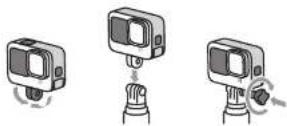 GOPRO Extension Pole + - Como montar sua câmera no bastão extensor - 2