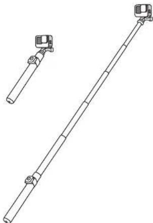 GOPRO Extension Pole + - Utilisation de la perche télescopique Fixation de vot - 1