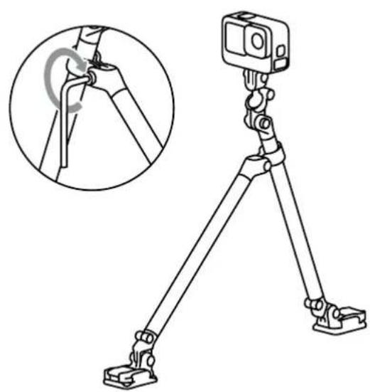 GOPRO Boom + Bar Mount - Réglage de l'angle de capture - 2