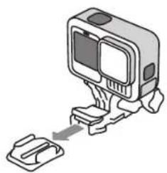 GOPRO Bite Mount - Configuración del soporte de boca LimpiezaMontaje del engranaje - 4