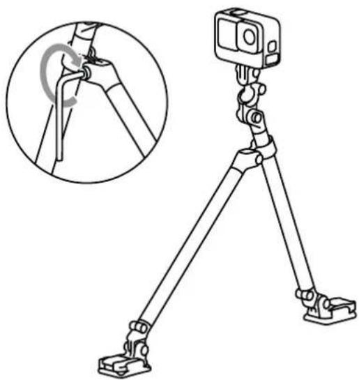 GOPRO Boom + Adhesive Mounts - Triangulación - 2