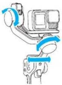 GOPRO Fluid Pro AI - Assen van de cardanische stabilisatie - 1