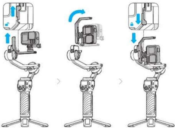 GOPRO Fluid Pro AI - Installation im Querformat - 2